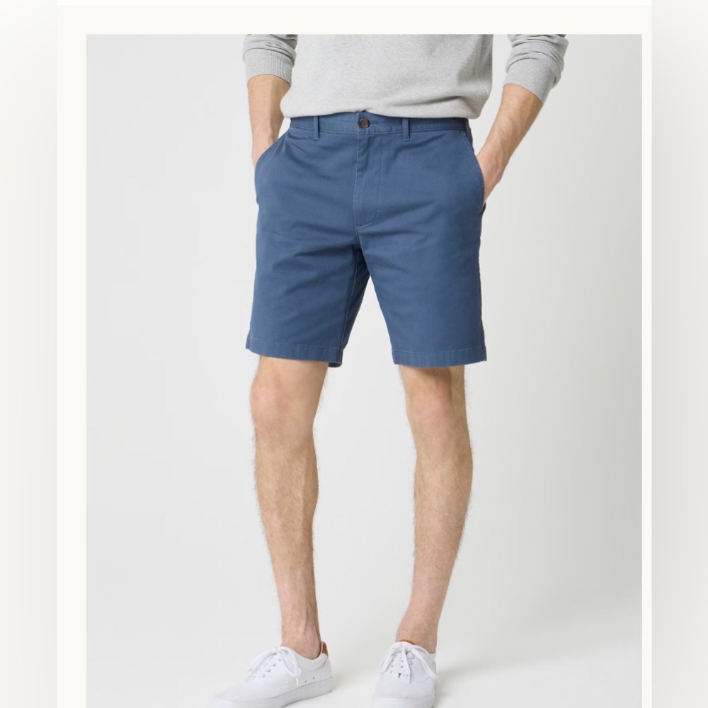 NWT J.Crew Factory 9" flex chino short